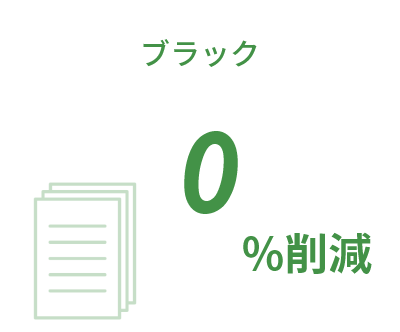 大和合金のブラックプリントの年間削減率